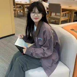 솔저스여성 야구점퍼 가을 자수 칼라 빈티지 재킷 OPH3