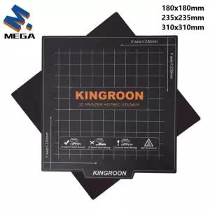 킹룬 플렉시블 마그네틱 히트베드 180x180/235x235mm 3D 프린터 핫베드 시트 A+B 소프트 마그넷 빌드