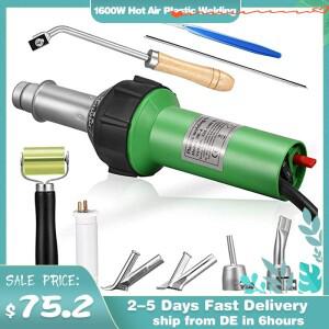 히트건 1600W 열풍 플라스틱 용접 40 ° 범퍼 PP PVC 수축 대한 조절 가능한 온도