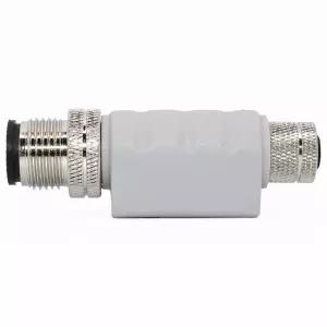 PAPUGA M12 남성용 M8 여성 어댑터 3핀 A 코딩 센서 커넥터 산업 자동화 케이블 IP67 60V 3A CE 1팩