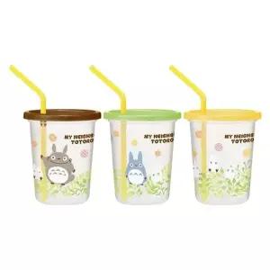 토토로 플랜츠 스트로우 물컵 3p세트 320ml