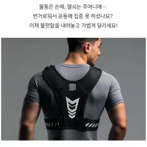 트레일 등산 마라톤 런닝 러닝 경량 포켓 조끼 베스트