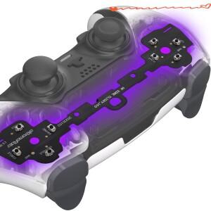 eXtremeRate 페이스 버튼 ps5 Edge 컨트롤러용 Clicky 키트 맞춤형 촉각 Dpad 액션 마우스 클릭