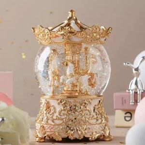 크리스탈볼 오르골 회전목마 크리스마스 리뉴얼 선물 공주 생일 리뉴얼 리뉴얼