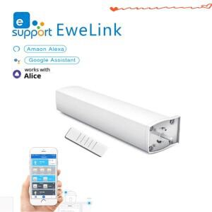 Ewelink 앱용 스마트 지능형 Wifi 커튼 모터 홈 무선 원격 제어 Yandes Alice/alexa/google 작동