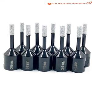 5pcs/10PCS 다이아몬드 드릴 코어 비트 6mm 세라믹 타일 화강암 대리석 돌 M14 스레드 건식 도구 톱
