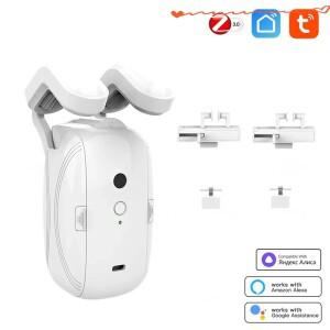 Tuya Zigbee T U I 트랙 로마 막대 커튼 모터 스마트 라이프 자동 APP 음성 제어 Alexa Google Home