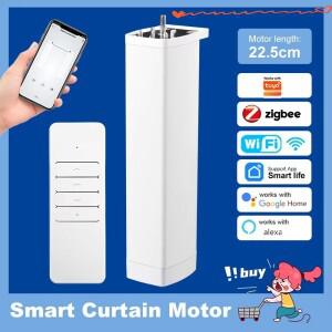 3세대 더 짧은 작동 시간을 가진 WiFi/Zigbee 스마트 커튼 모터 지능형 음성 제어 지원 Alexa Google Home