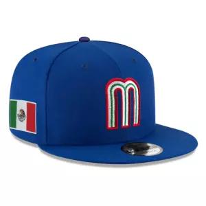 [관부가세포함] 새로운 9FIFTY 야구 모자 - MLB 멕시코 국가대표팀 블루 스냅백