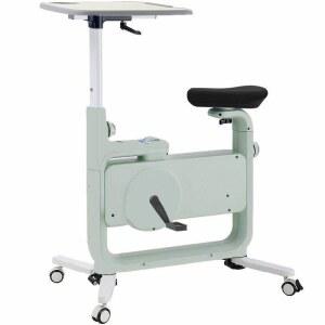 책상회전자전거 사이클 홈트 높이1260mm 홈트싸이클데스크 탁상 사이크 하트쿠션