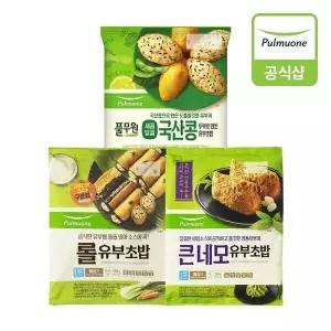 [풀무원] 유뷰초밥 3개(11인) (롤1개+국산콩1개+큰네모1개)17838291673610