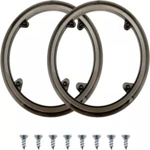 프레디 2Pcs 자전거 체인 가드 스프로켓 보호 커버 플라스틱 체인휠 산악 자전거/도로 장착 나사 포함
