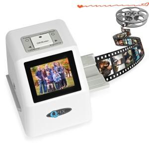 QPIX 디지털 필름 슬라이드 스캐너는 2.4인치 LCD 22mp Super 8을 변환기로 네거티브용 35mm 변환합니다.
