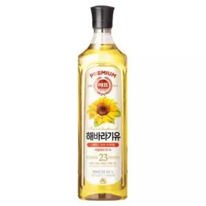 해바라기유 해바라기씨유 해표해바라기유 500ml 오일 부엌 엑스트라버진 식용유 식물성오일 유채유