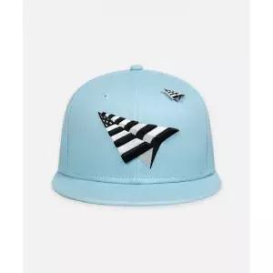 [관부가세포함] 종이 비행기 파우더 블루 9FIFTY 모자 녹색 언더바이저 포함 새 JAY-Z ROCNATI