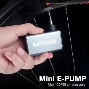 CYCLAMI A3 미니 전기 펌프 휴대용 자전거 무선 FV 팽창기 프레스타 슈레이더 밸브 야외 도로 MTB 알루미늄