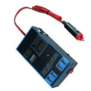 호환 차량용 전원 인버터, 12V 24V ~ 1500W 다기능 트럭 홈 콘센트, 전원 컨버터