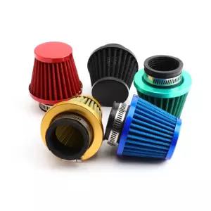 범용 38mm 오토바이 에어 필터 흡기 유도 키트 GY6 50cc 스쿠터 ATV 먼지 자전거