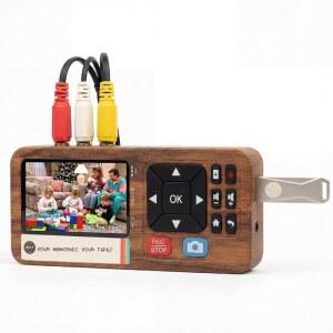 VHS디지털 변환기 키트 - VHS 테이프 VCR DVR DVD Hi8 미니 DV 플레이어 캠코더 8mm 카세트 덱 컨버터 아날로그 RVT 디지타이저 3.0 W / 32GB USB와 호환되는 비디오디지털 레코더