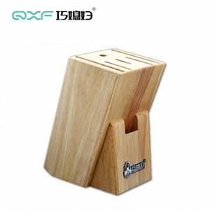 칼꽂이 칼거치대 칼보관함 목재 조리 3구 중식도꽂이 Wood 블록 마그네틱 테이블