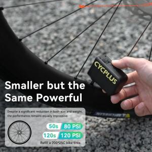CYCPLUS AS2ULTRA 자전거 용 미니 전기 펌프 무선 타이어 팽창기 Presta Schrader 120PSI 사이클링 액세서