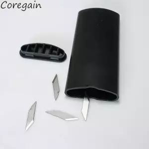 전문가용 날카로운 칼날 보관함 안전 처리 상자 스냅오프 나이프 자동차 스티커 비닐 커터 재활용 용기