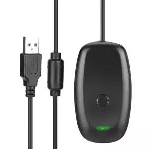 Xbox 360 용 USB 리시버 어댑터 무선 게임패드 송신기 지지대 PC Win7 8/10 마이크로소프트 컨트롤러