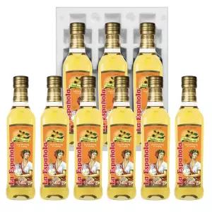 올리브유효능 해바라기유 500ml 9병 스치로폼 포장