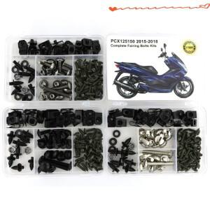혼다 PCX125 150 풀 페어링 볼트 키트 나사 클립 스피드 커버링 스틸