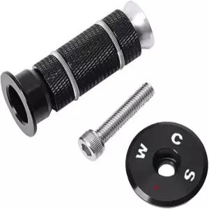 WCS 자전거 로드 바이크 MTB 탑 캡 익스팬더 플러그 헤드셋 1인치 25.4mm 탄소 섬유 포크 장착