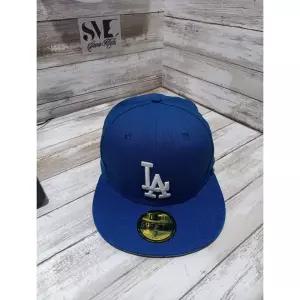 [관부가세포함] 로스앤젤레스 다저스 모자 캡 블루 피티드 7 59Fifty MLB 야구 뉴에라 로고 LA