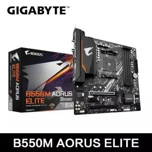 GIGABYTE 새로운 B550M AORUS ELITE 마더보드 Micro-ATX 소켓 AM4 Ryzen 5000 4000 3000 시리즈 CPU 듀얼