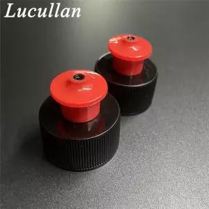 Lucullan 28MM 자동차 관리 왁스/타이어 샤인 병 당겨 상단 캡 휴대용 액체 디스펜서 자세히 도구