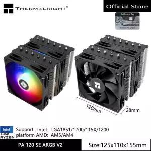 Thermalright Peerless Assassin 120 SE V2 컴퓨터 케이스 공기 냉각 라디에이터 120x120x28mm 팬이 있는