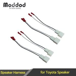호환 Toyota 스피커 와이어 하네스의 경우 OEM 어댑터 플러그 세트 커넥터 배선 케이블 어댑터에 애프터마켓을 연결합니다