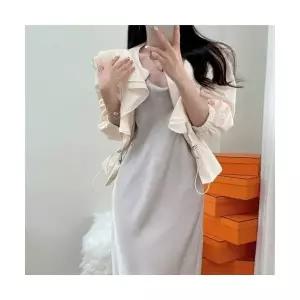 와칸다 여성 여친 잠바 집업야구항공 가을 스트링 숏 트렌치 집업 점퍼 KKE3