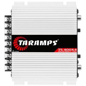 Taramps TS 400x4 400와트 RMS 4채널 풀레인지 자동차 오디오 앰프 2개의 브리지 채널 RCA 입력 클래스 D 출력 전력 멀티채널 시스템 소형 - TS400X4