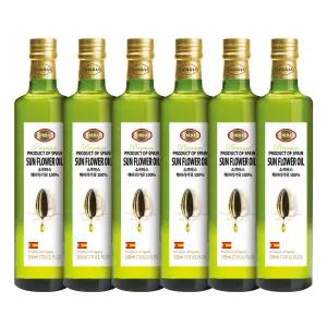 소르바스 (스티로폼포장) 해바라기유500ml 6병