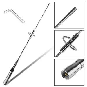 나고야 NL-770S 듀얼 밴드 휴대용 라디오 이득 안테나 VHF/UHF 144/430MHz 150W 자동차 워키 토키 용