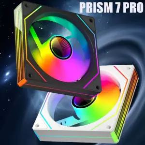 OEM 프리즘 7 프로 컴퓨터 케이스 팬 12cm ARGB 4핀 PWM 저소음 쿨링 12V 대용량 풍량 56.8CFM/600-1500RPM