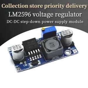LM2596S DC-DC 스텝 다운 전원 공급 장치 모듈 3A 가변 전압 조정기 24V 12V 5V 3V