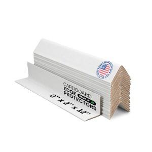 IDL 패키징 2 u201D x 12 골판지 가장자리 보호기(20팩) - 팔레트, 벽 모서리 및 가구를 위한 배송, 보관 이동용 코너 보호기 u2013 강화 가드 보호