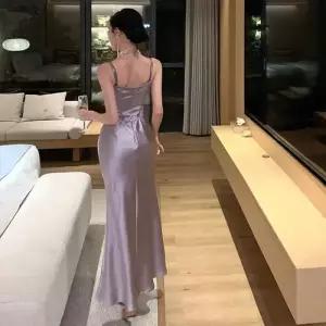 EAMT 여친 원피스 치마 프렌치 힙업 롱스커트 생일 드레스 나시 YJ1