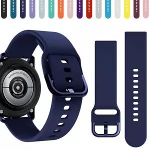 Samsung Galaxy Watch Active 2 용 20mm/22mm 스트랩 3 기어 스포츠 손목 팔찌 교체 시계 밴드 22 삼성