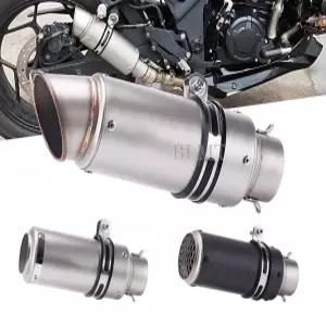 범용 51/60mm 오토바이 sc 배기 inox 머플러 탄소 섬유 z900 R3 R25 MT07 R1 Z400 Z650 용 DB 킬러 포함