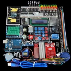 Arduino Uno R3용 스타터 키트 - R3 브레드보드 및 홀더 스텝 모터/서보/1602 LCD/점퍼 와이어/UNO