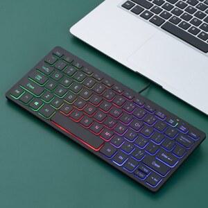 키보드파우치 케이스 M70 슬림 미니 유선 키보드 78 게임용 노트북 백라이트 키패드 외부 PC LED 사무실