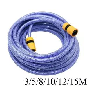 PVC 세차 정원 관개 호스 식물 꽃 스프링클러 급수 온실 3m-15m 1/2 인치