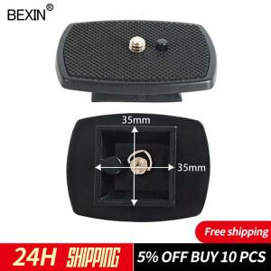 호환 BEXIN 소형 삼각대 플레이트 퀵 릴리스 플레이트, DSLR 스탠드 마운트 플레이트, Yunteng vct668 st666 690 DSLR 카메라 삼각대용 카메라 플레이트