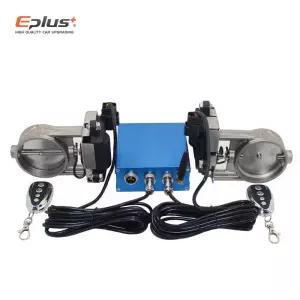 EPLUS 자동차 배기 파이프 밸브 전기 키트 범용 다각도 모드 51 63 76MM 컨트롤러 장치 리모컨